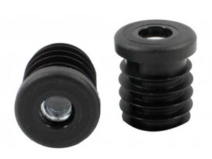 Csődugó M8 menetes anyával, Ø 25mm. Kiszerelés: 100 db