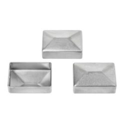   Nyersacél oszlopsapka 30x50 mm oszlopokra. Kiszerelés: 100 db