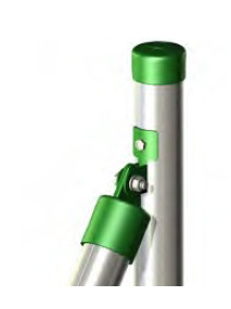 Támasztó oszlop rögzítő sapka Ø42,4 mm (1 1/4"-os) oszlopokra. Kiszerelés: 50 db