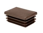 100x20 mm-es zártszelvénydugó, 1,5-3,0 mm falvastagsághoz (100 db) - RAL 8028 Barna