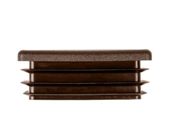 100x20 mm-es zártszelvénydugó, 1,5-3,0 mm falvastagsághoz (100 db) - RAL 8028 Barna