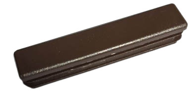 100x20 mm-es zártszelvénydugó alu kerítés lécekhez. Kiszerelés: 100 db