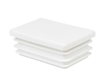 100x20 mm-es zártszelvénydugó, 1,5-3,0 mm falvastagsághoz (100 db) - RAL 9010 Fehér